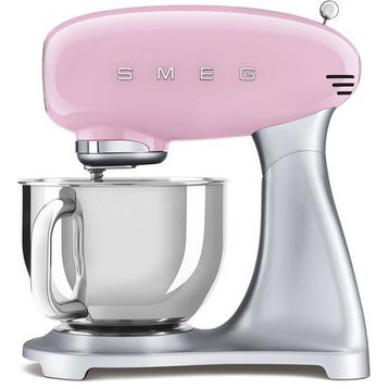 Smeg SMF02 50's Retro Style Stand Mixer, Pink