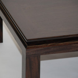 Belak Woodworking LLC - Black Mahogany Coffee Table - Coffee Tables