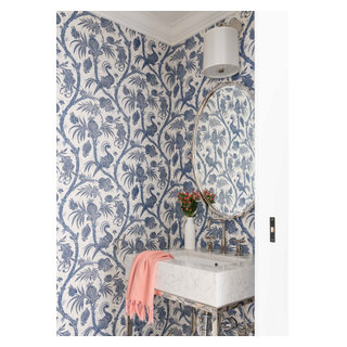 Modern Classic Whole Home - Transitional - Powder Room - San Francisco ...