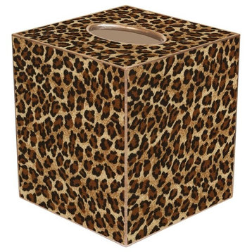 TB374-Leopard Tissue Box Cover