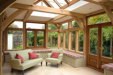 Traditional sunroom in Oxfordshire.