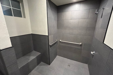 Inspiration for a modern bathroom remodel in Dallas