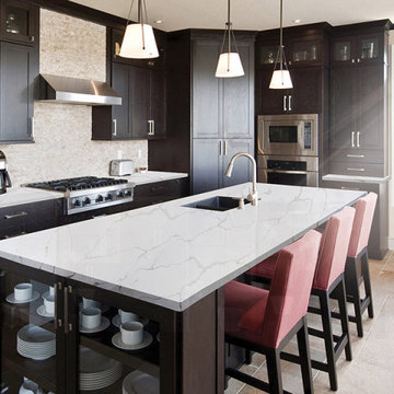 Kitchen Quartz Counter top Island