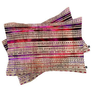 Deny Designs Iveta Abolina Purple Nebula Pillow Shams, King