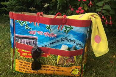 Bibha - Recycled Rice Bag - Tote