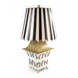 Butterfly Collection Lamp - Large | MacKenzie-Childs - Table Lamps