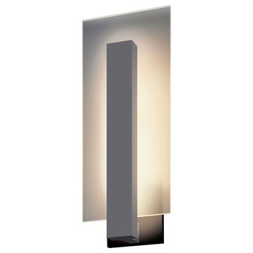 Sonneman 2725-WL Inside-Out Midtown 1 Light 16" Tall Compliant - Textured Gray