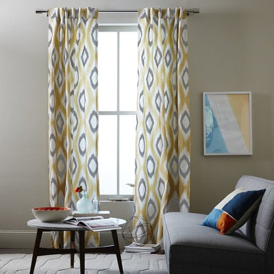 Contemporary Curtains by West Elm
