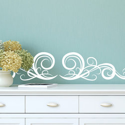 Elegant Swirl Pattern Decal - Wall Decals