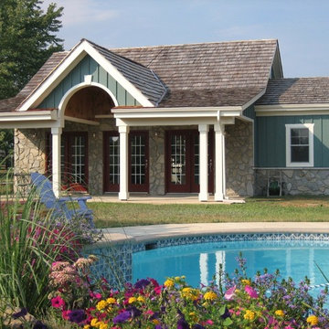 1970's garage converted to country-guest-cottage