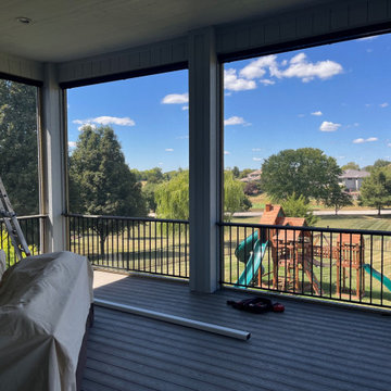 Screeneze Screen Porch Installation | Construction Progress