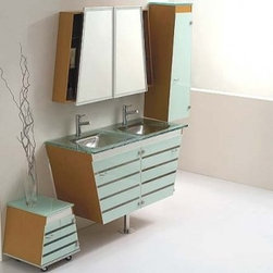 Glass Bathroom Vanities - Bathroom Vanities And Sink Consoles