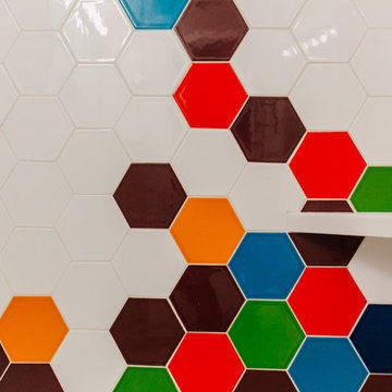 Hexagon shower