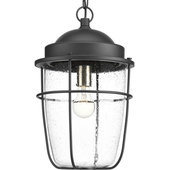 LNC Modern Farmhouse Black Outdoor Hanging Lantern 1-Light Coastal