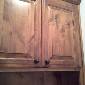 Vanity cabinets done by Tile By Tony