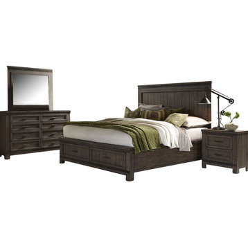 Liberty Thornwood Hills Bedroom Set With King Bed