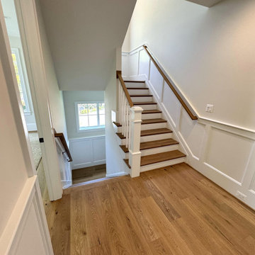 Project #141 | Timeless Switchback Staircase with Traditional Box Newels