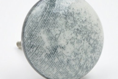 Textured Print Ceramic Knob