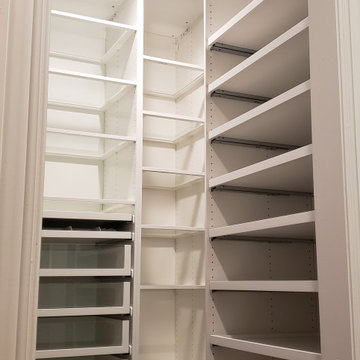 IKEA PAX Wardrobe Inside Walk-in Closet