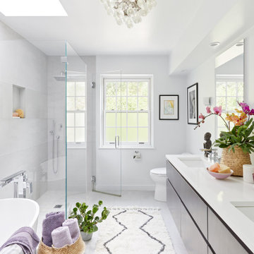 Master Bath. Larchmont, New York