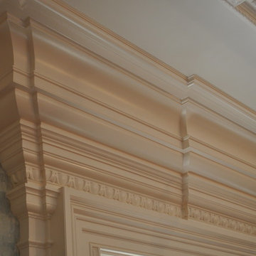 Built Up Crown Moulding Detail