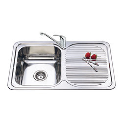 Single Bowl Sink with RH Drainer - Kitchen Sinks
