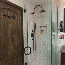 narrow shower