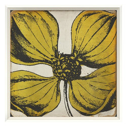 The Artwork Factory - Vintage Color Flower II Framed Artwork - Prints And Posters