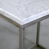 Palliser Furniture, Julien End Table With White Marble Top, Rectangle