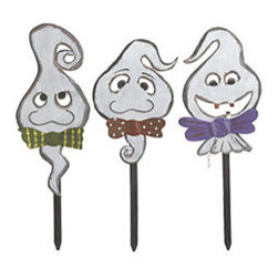 Set of Silly Spirits - Set of 3 - Outdoor Holiday Decorations