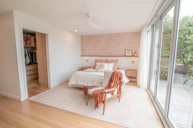 Photo of a contemporary bedroom in Other.