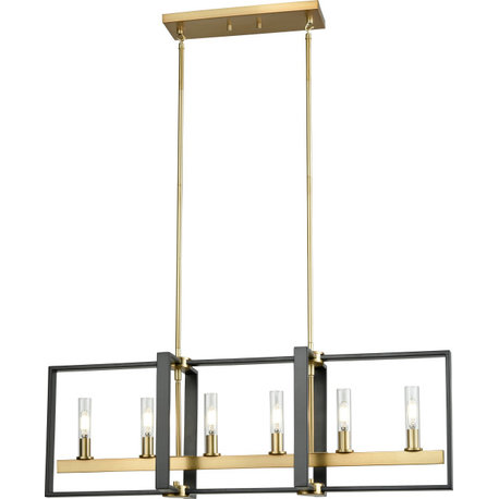 Blairmore 13" Linear Pendant, Venetian Bronze, Graphite