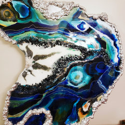 Malachite Inspirations - Mixed Media Art