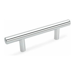 Cosmas - Cabinet Euro-Style Bar Pull  - Solid Metal Kitchen and Bath Handle - Cabinet And Drawer Handle Pulls
