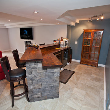 Pickering Family's New Basement Rec. Room