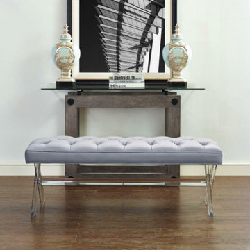 Clear Lucite Acrylic Benches