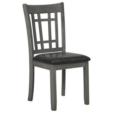 Coaster Lavon Padded Wood Dining Side Chairs Espresso and Medium Gray