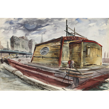 Eve Nethercott, Waterfront, 47, Watercolor
