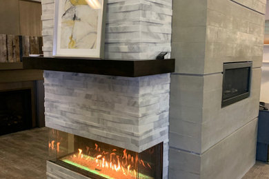 Custom Linear/Modern/Contemporary fireplaces