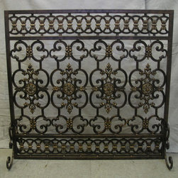 Wrought Iron Fireplace Screens - Products