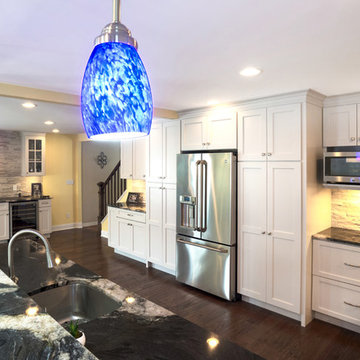 Kitchen Addition Recessed Panel with custom paint color.