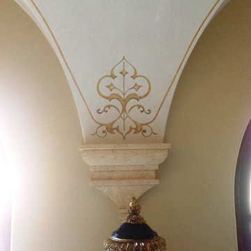 Stencil & Hand Painting Work