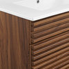 Render 30" Bathroom Vanity Cabinet, Walnut White