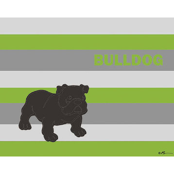 Mod Bulldog Kid's Canvas Wall Art, 16"x20"