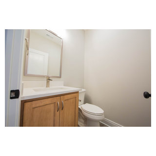 Modern Country Ranch Home - Contemporary - Powder Room - Indianapolis ...