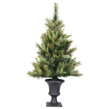 Vickerman Cashmere Artificial Tree With Metal Stand, 3.5', Unlit