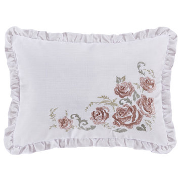 Royal Court Estelle Blush Boudoir Decorative Throw Pillow