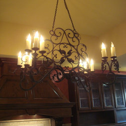 Kitchen Iron Chandelier - Kitchen Island Lighting