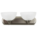 Yosemite Home Decor - Vanity, Satin Nickel Finish, 9.5x18x6 - Hardwire : Yes