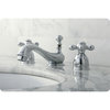 Kingston Brass 2 1/4" Dbl Cross Lever Handle Mini-Bathroom Faucet, KS3951AX